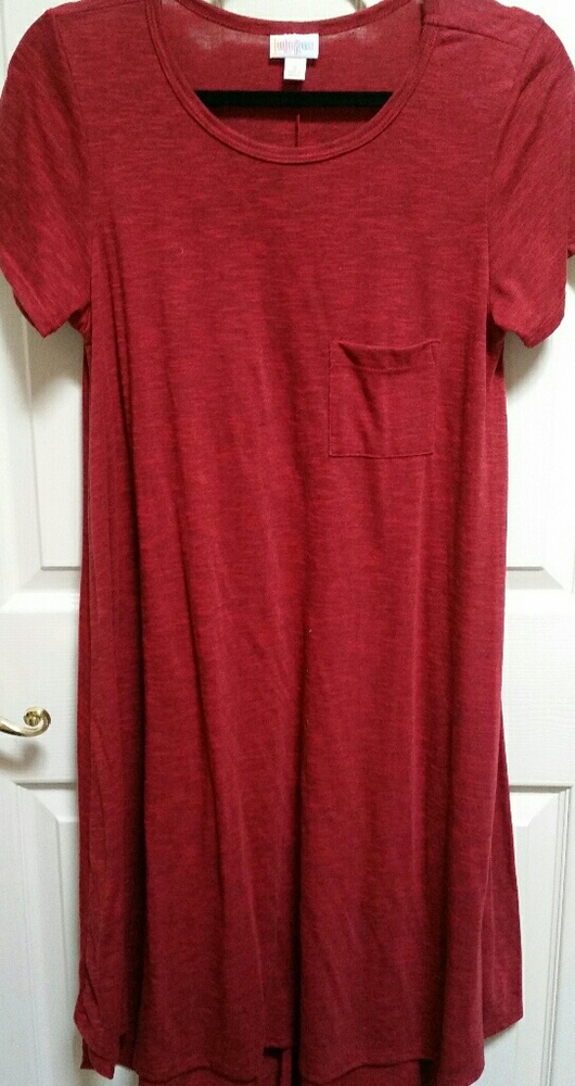 Lularoe Red Heathered Carly